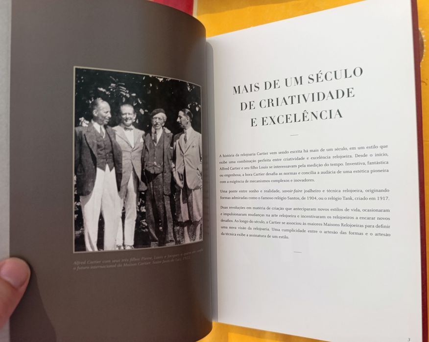 Coleção Livros Cartier Relojoaria (2012, 2014, 2016) — Capa Dura
