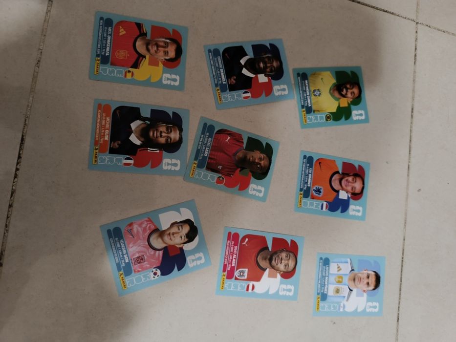 Pack 30 cartas mundial. Custo de 35€