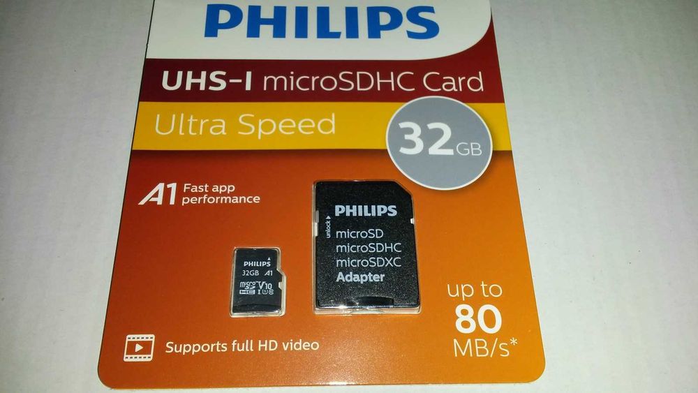 Karta pamięci SDHC microSD Philips FM32MP45B 32 GB