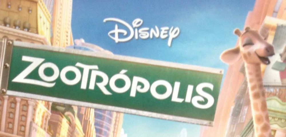 Poster original do filme Zootrópolis (portes incluídos no preço)