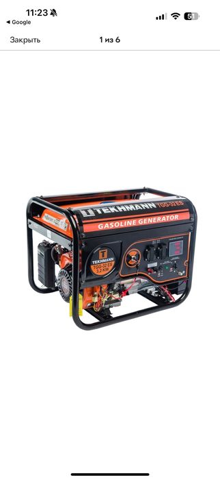 Генератор бензиновий Tekhmann TGG-32 RS 2,8 кВт / 3,2 кВт 230