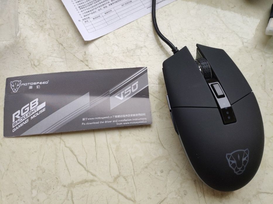 Мышь Motospeed V50 RGB USB с подсветкой игровая