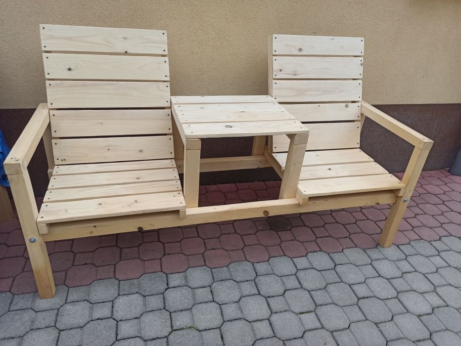 Ławka drewniana ogrodowa