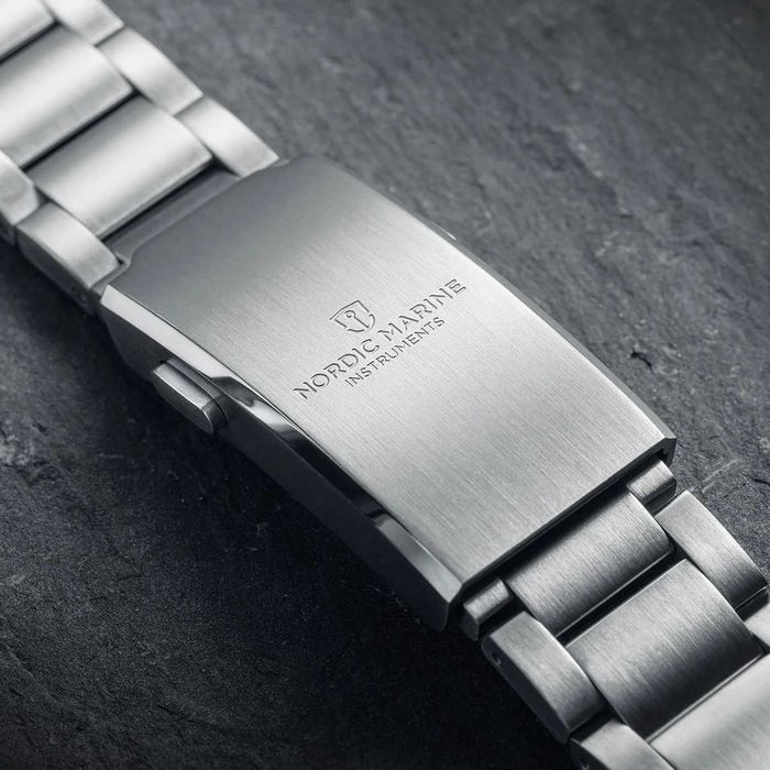 NMI LUNØR Shore Grey – automat, moonphase, pasek + bransoleta