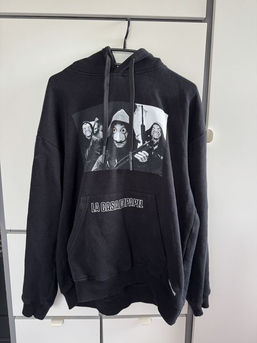 Bluza czarna bella ciao la casa de papel dom z papieru pull &bear S 36