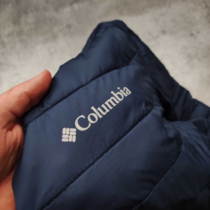 MĘSKA Kurtka PREMIUM Granatowa Thermal Ocieplona Columbia OmniTech