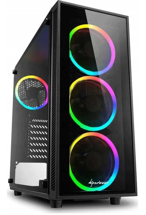 Komputer stacjonarny SHARKOON AMD Ryzen 5 32GB 1TB SSD NVME RX 6750 XT 12GB W11 RGB GW FV