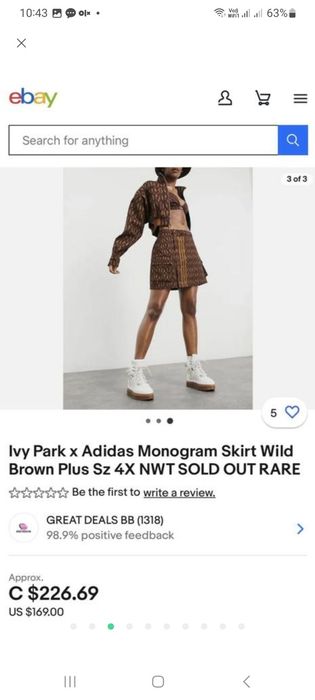 Юбка- Adidas  lvy Park