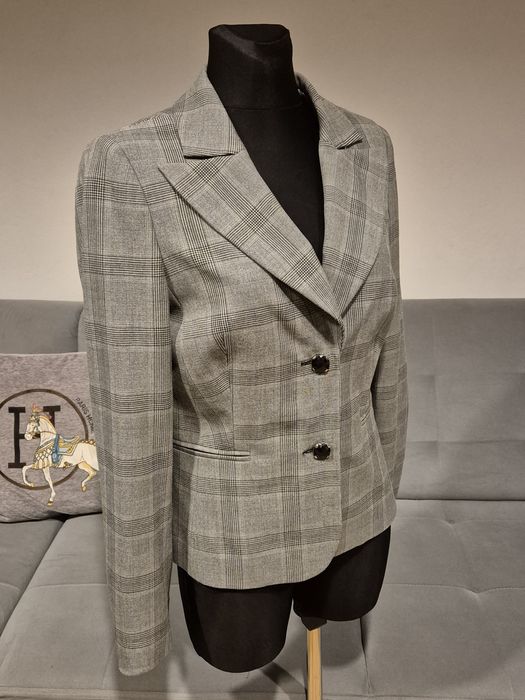 Marynarka w kratę 40