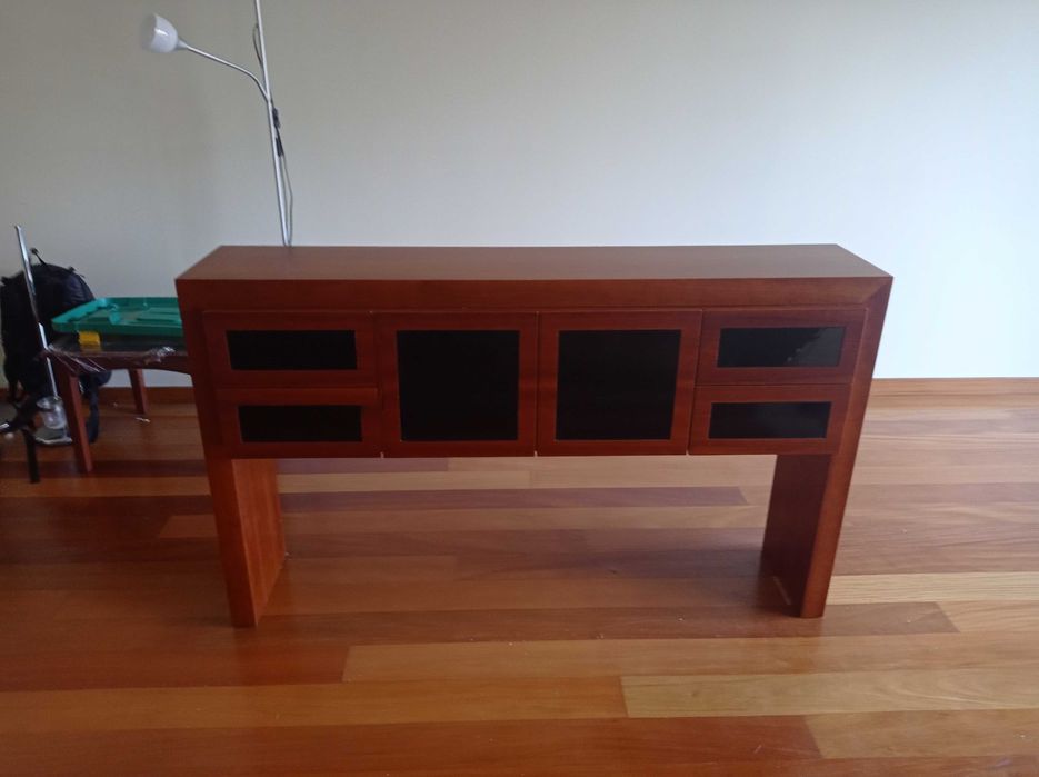 Vendo conjunto Consola móvel de entrada mais espelho