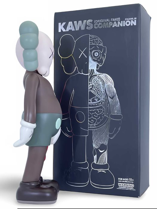 Статуетка KAWS x Companion Flayed Edition x Color 400% 34 см Анатомія ...