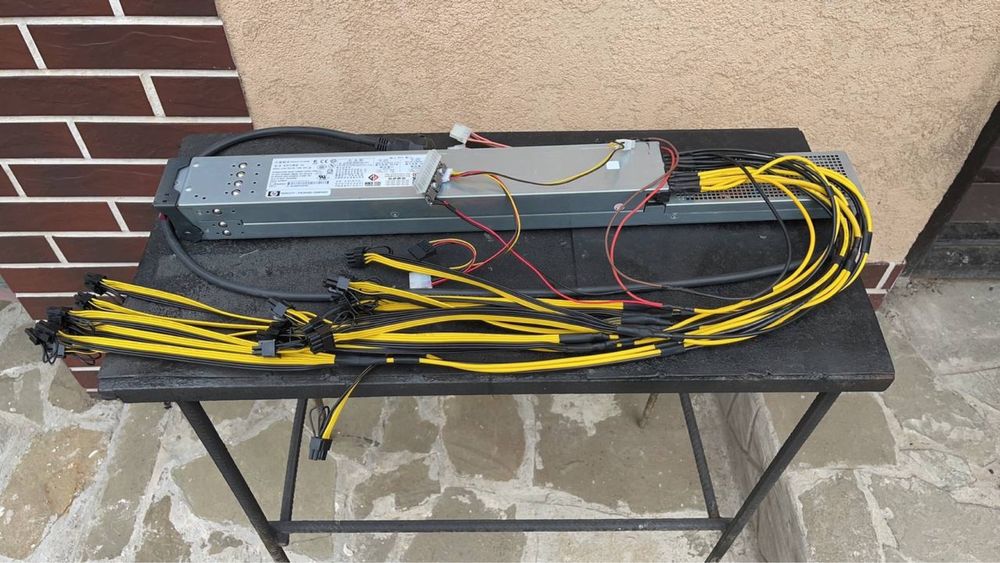 Блок питания HP 2250W лыжа серверный, майнинг