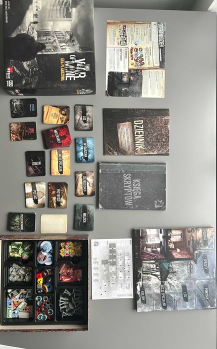 Gra planszowa this war of mine + 2 dodatki + gratis