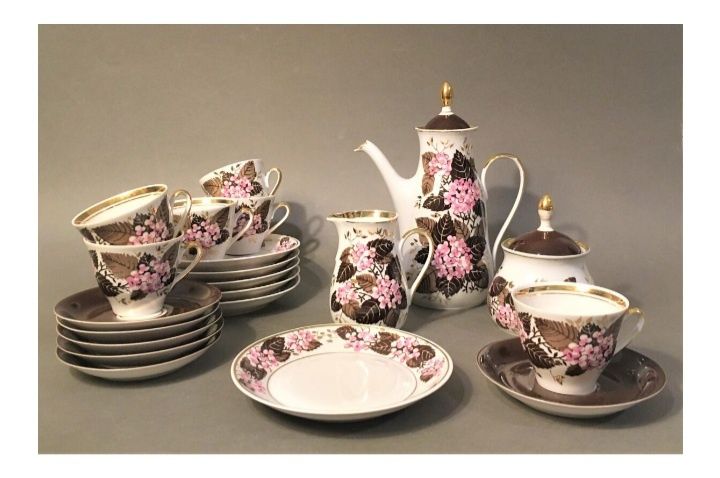 Рижский фарфоровый кофейный сервиз.