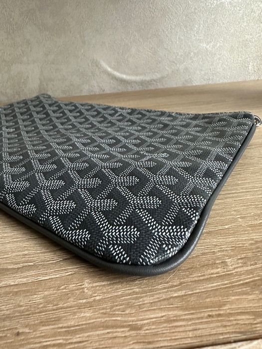 Клатч косметичка Goyard Poukh сірий