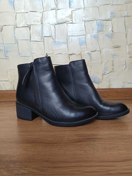 Botki damskie skóra naturalna