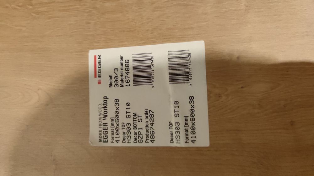 Blat Egger dąb Hamilton 3303 ST10 2745x600x38
