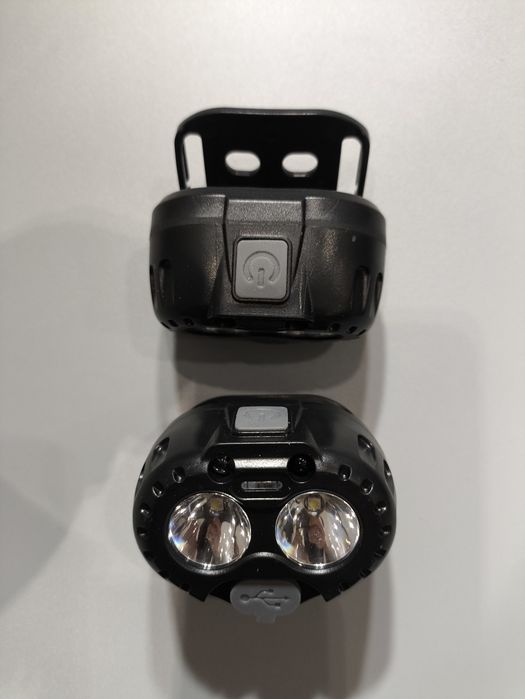 Фонарик налобный, с датчиком движения