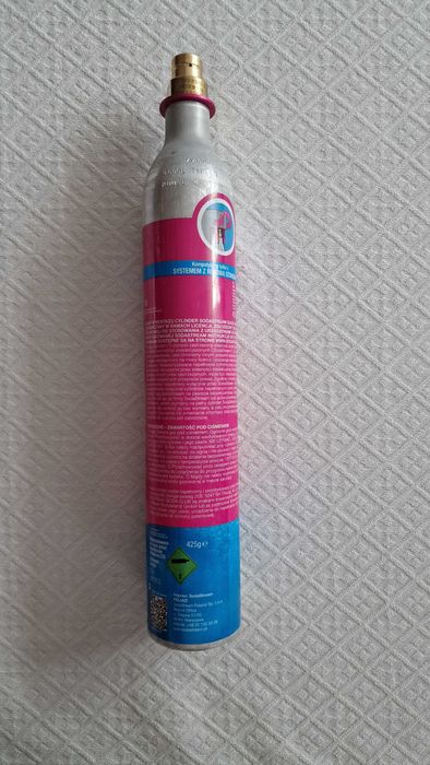 Sodastream Nabój butla co2 ,  różowe i niebieskie -NAPEŁNIANIE