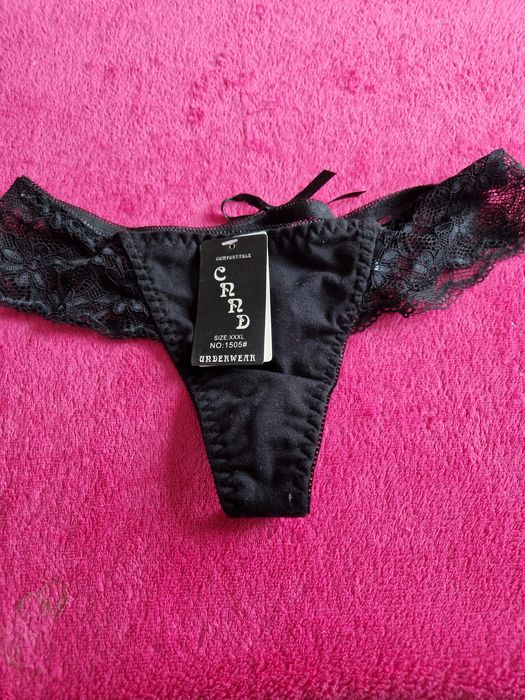 Stryngi damskie rozmiar XXL kolor czarny produkt nowy z metką