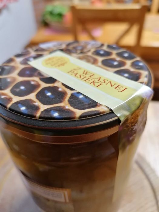 Miód wielokwiatowy z ekologicznej pasieki 500 ml /40zl