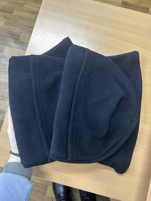 Флісова балаклава зимова чорна 300 г/м² — опт від виробника (105 грн)