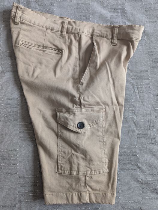 Шорти карго прямого крою Stone Island (бежевий) р36