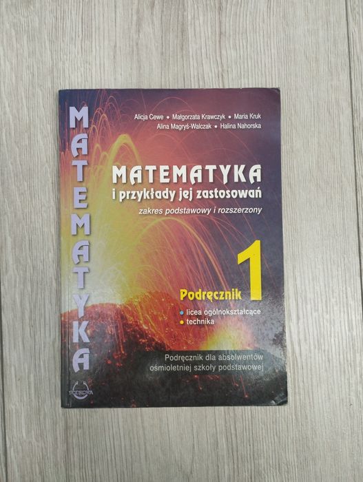 Podręcznik Matematyka i przykłady jej zastosowań 1
