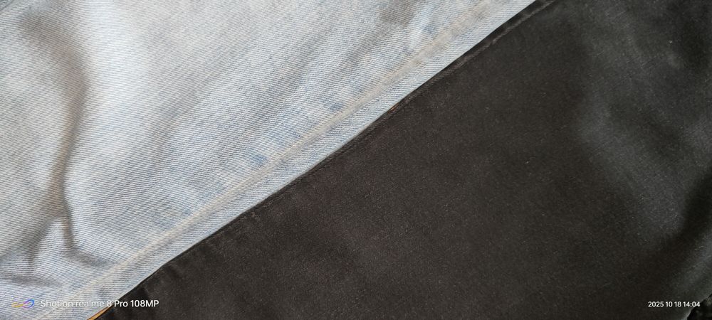 Jeansy  joggery dziewczęce 140/146