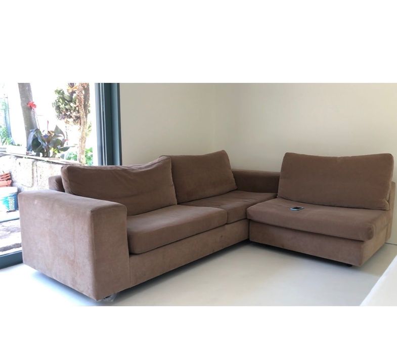 Sofá com chaise longue -super confortável e alta qualidade