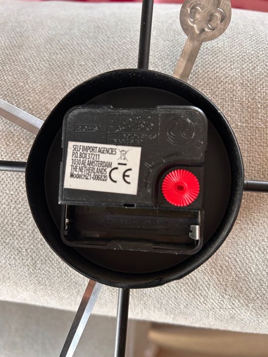 Zegar ścienny loft metal okrągły