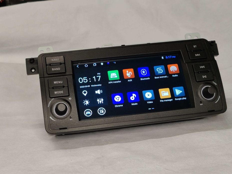 Rádio BMW E46 Android 13 WiFi GPS Novo com Garantia 2GB RAM