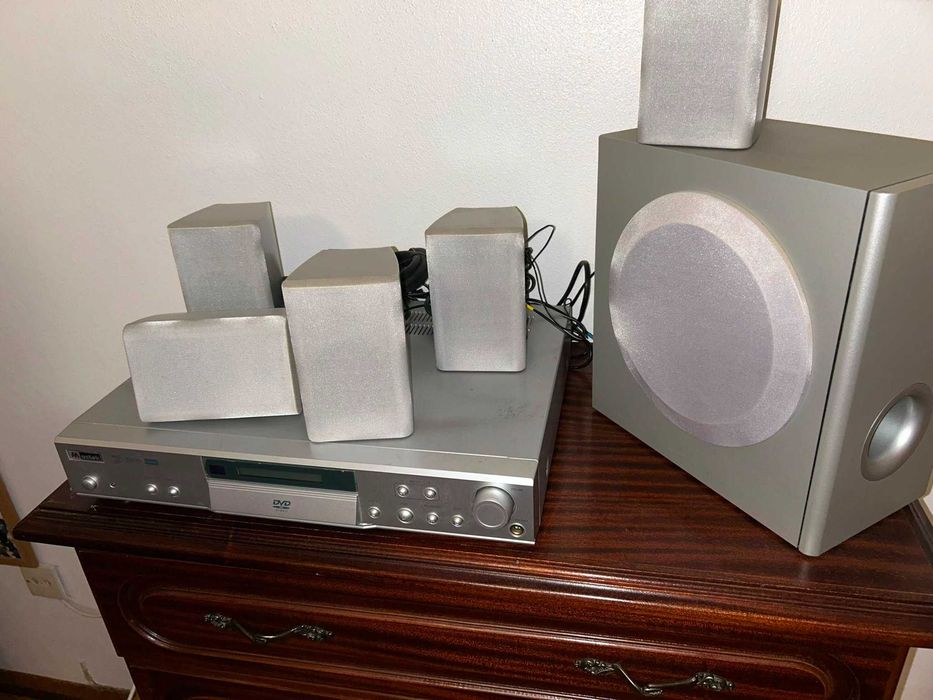 Sistema de Cinema em Casa Mustek – Som Surround Dolby Digital + Subwoofer