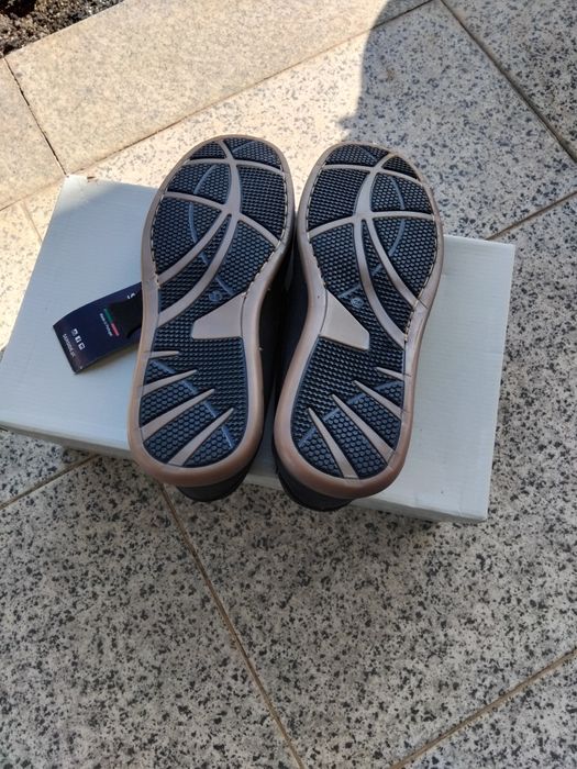 Mocassins de cor  azul