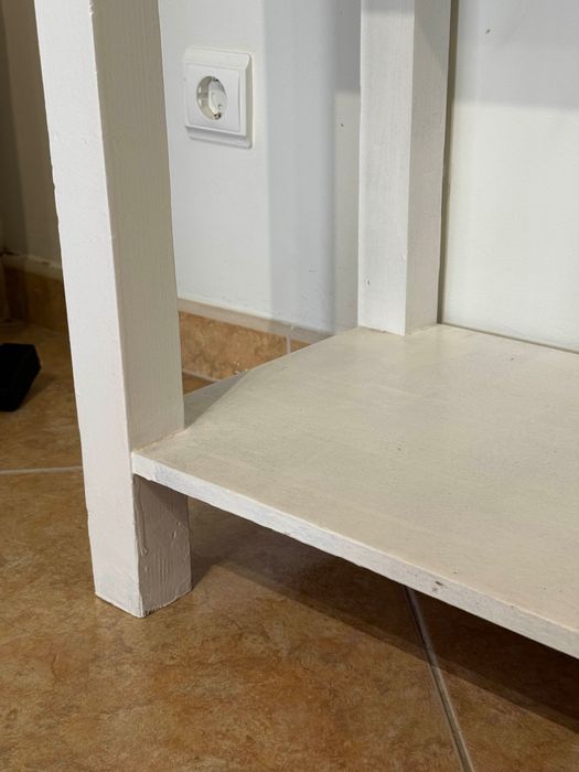 Aparador madeira pintada branco