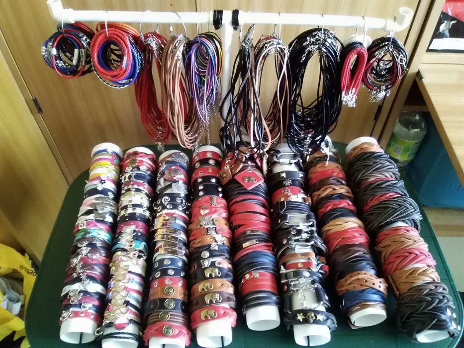 Bransoletki skórzane handmade