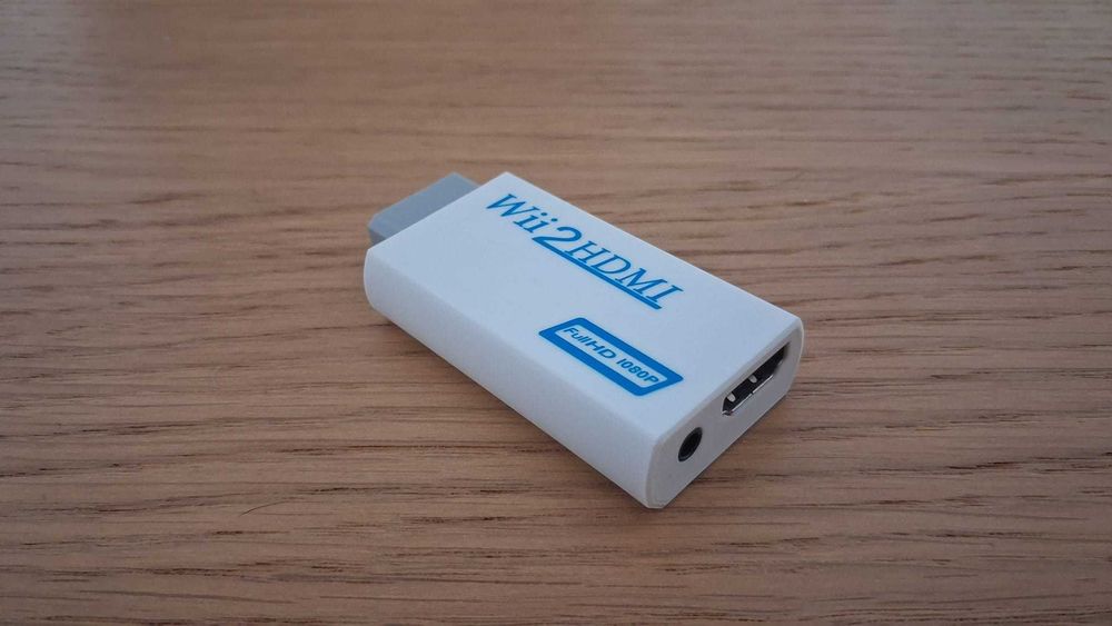 Pack Nintendo Wii Branca (RVL-001) + Jogo Wii Sports + Wii2HDMI + Acessórios