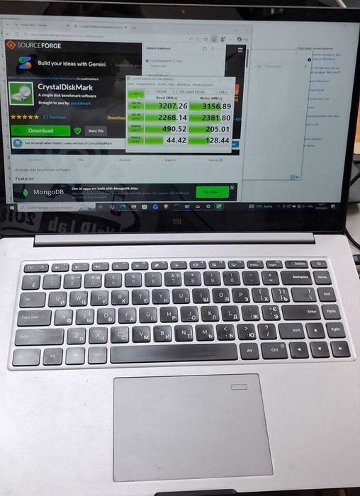 Xiaomi Notebook Pro 15.6 i7, 16gb, MX150, 512gb ssd nvme