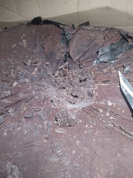 1 кг Чорний 100% шоколад некондиція