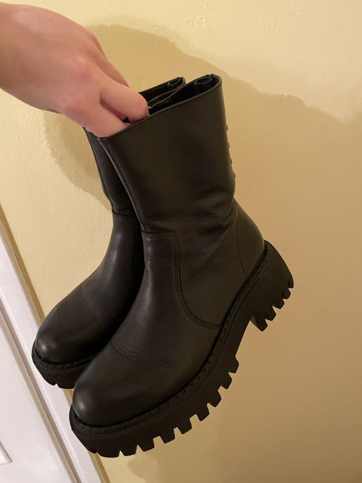 Buty skórzane marki Badura, czarne, rozmiar 38