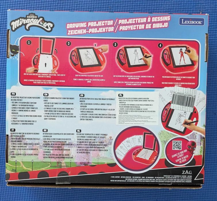 Miraculous Biedronka projektor do rysowania