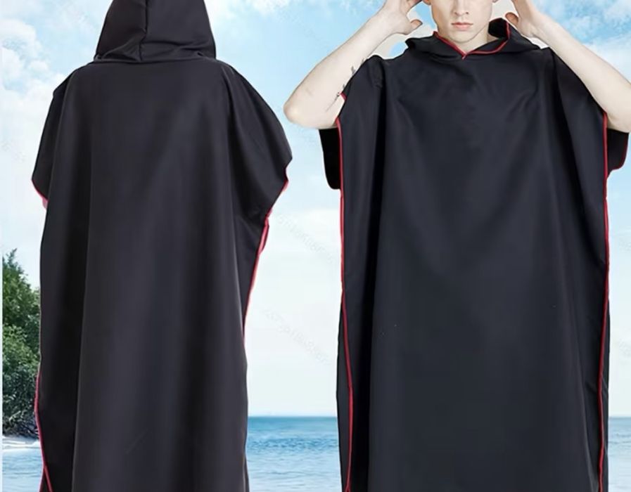 Szybkoschnace poncho plażowe superchlonne