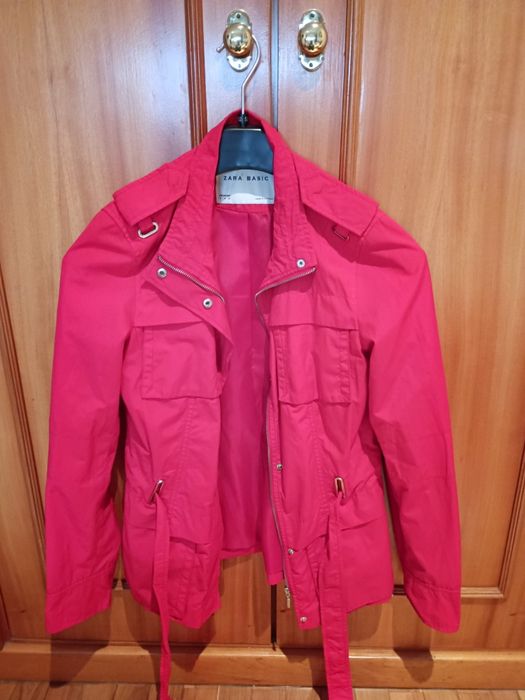 Casaco vermelho Zara Tamanho S
