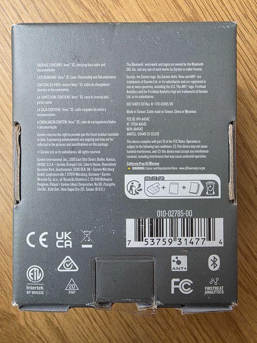 Смарт-годинник Garmin Venu 3S Gray