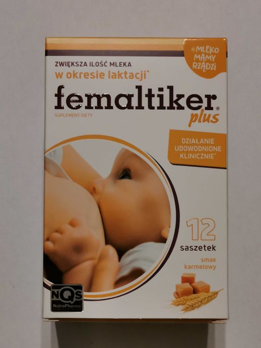 Nutropharma Femaltiker Plus, smak karmelowy, 12 sztuk