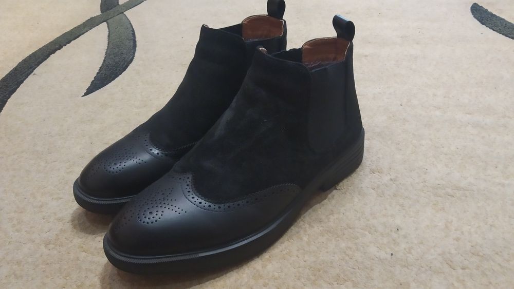 Ботинки Зимние Замш Утеплення Фліс.