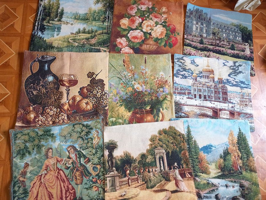 Наволочки гобелен на диванные подушки