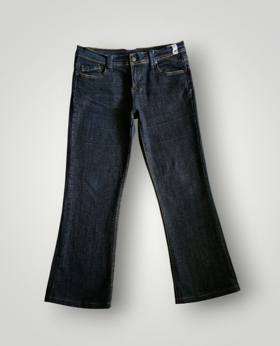 Jeansy bootcut flared Vintage alternatiw office M-L niski stan  y2k 00