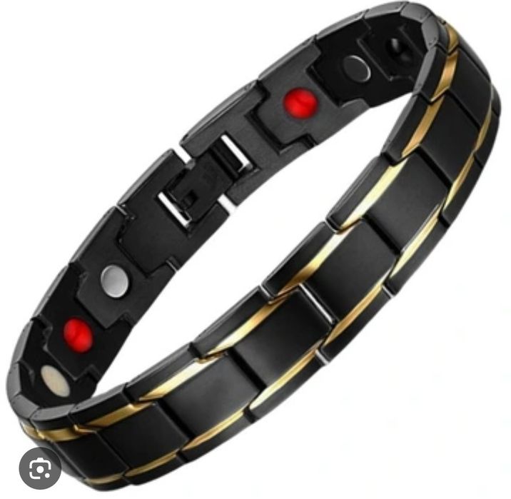 Męska bransoletka magnetyczna zdrowotna
