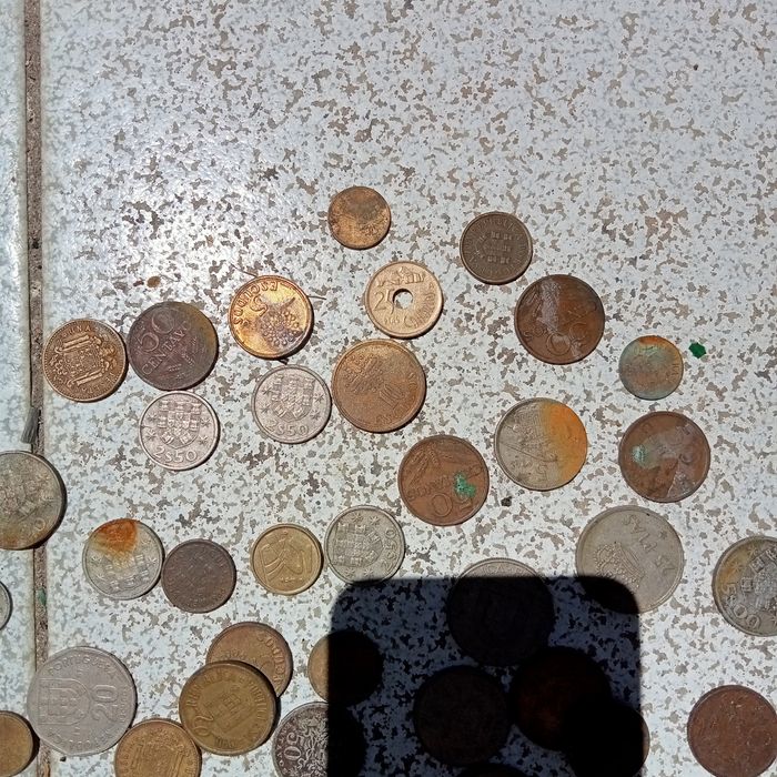 Moedas antigas várias países